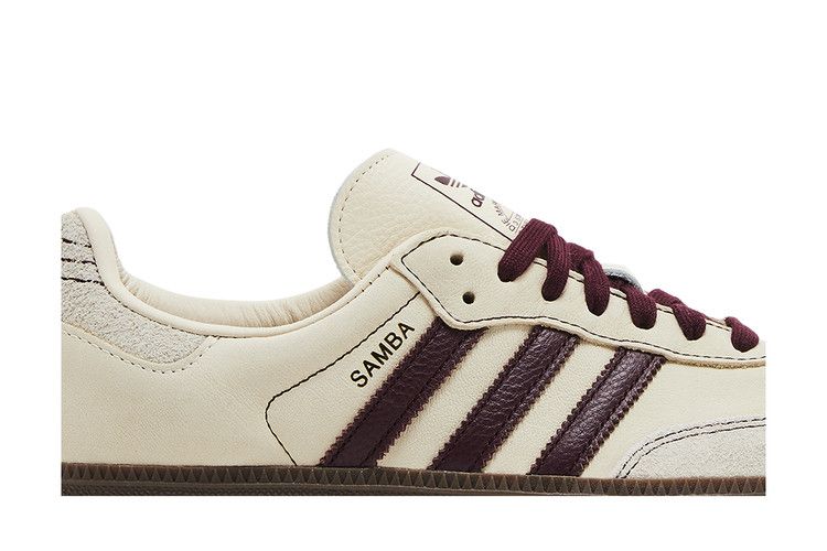 adidas Wmns Samba OG 'Wonder White Maroon'