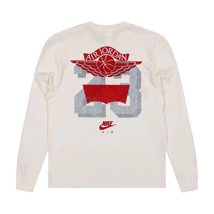 Air Jordan x Levi's Shelby Crewneck 'Pale Ivory/Black/University Red'