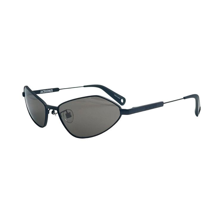 Jacquemus x Linda Farrow Bambino Metal Sunglasses 'Matt Black/Grey'