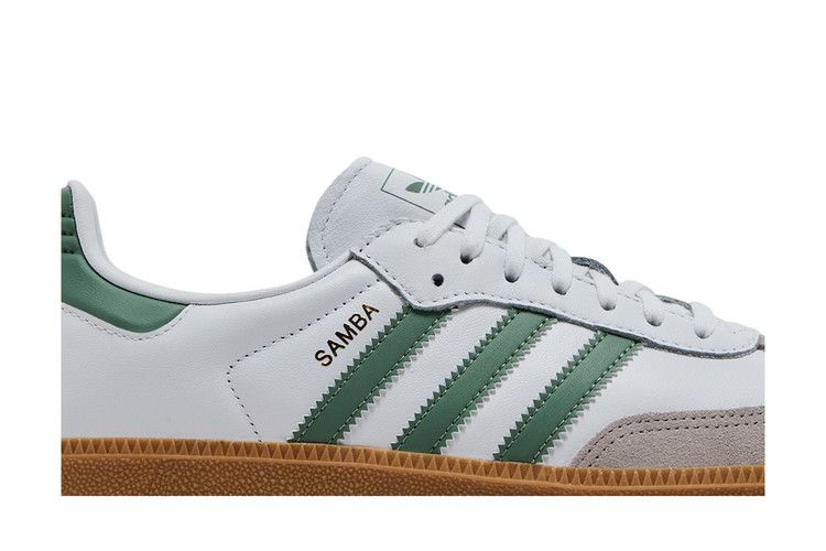 adidas Samba OG J 'White Silver Green'