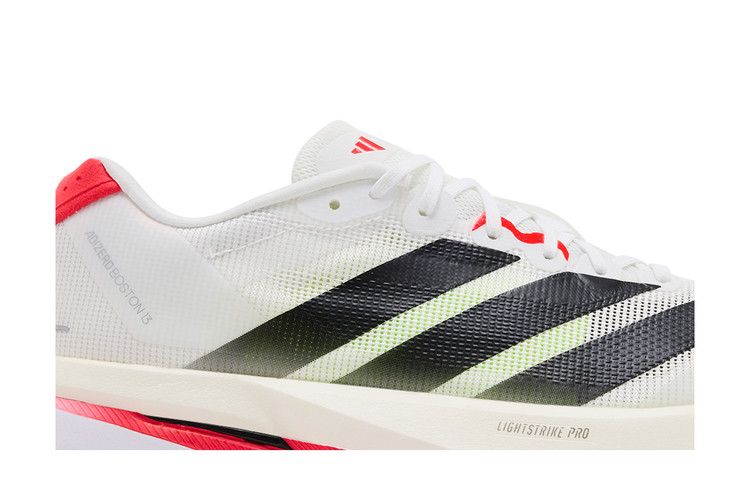 adidas Adizero Boston 13 'White Black Lucid Red'