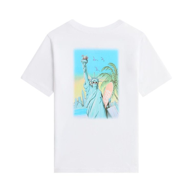 Kith Lady Liberty Vintage Graphic Tee 'White'