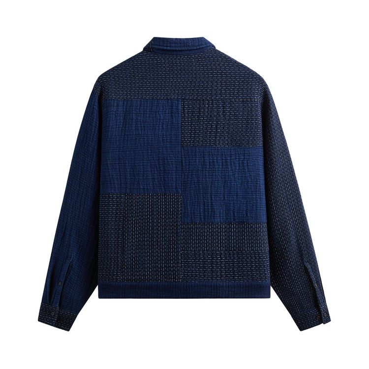 Kith Stitched Patchwork Connor Blouson Jacket 'Dark Indigo'
