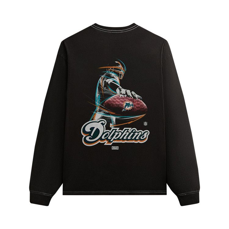 Kith & '47 for the NFL: Dolphins Vintage Long-Sleeve Tee 'Black'