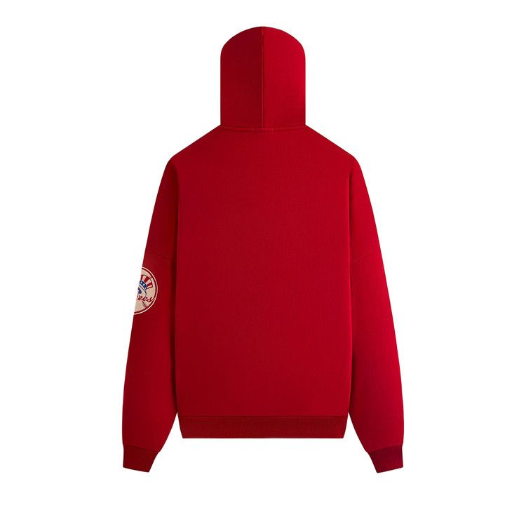 Kith For The New York Yankees Plush Fleece Cropped Braxton Hoodie 'Fame'