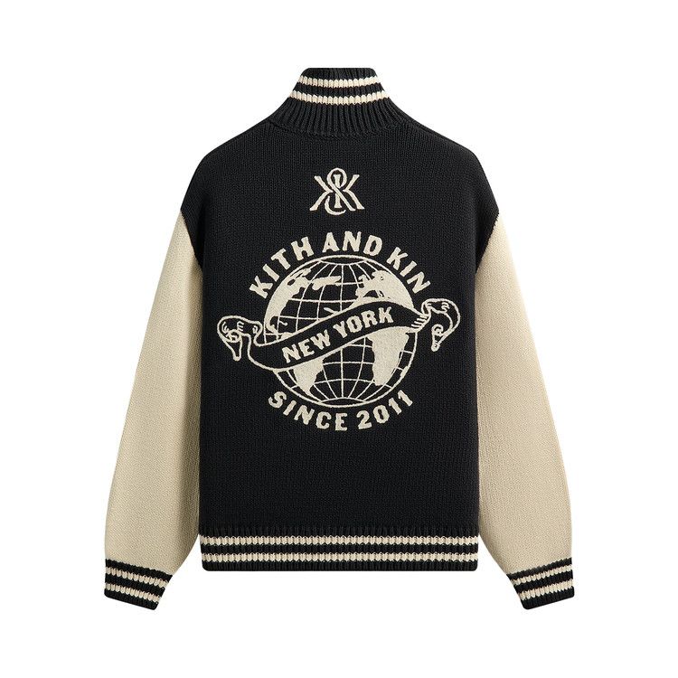 Kith Quarter Zip Wyona Sweater 'Cyclone'