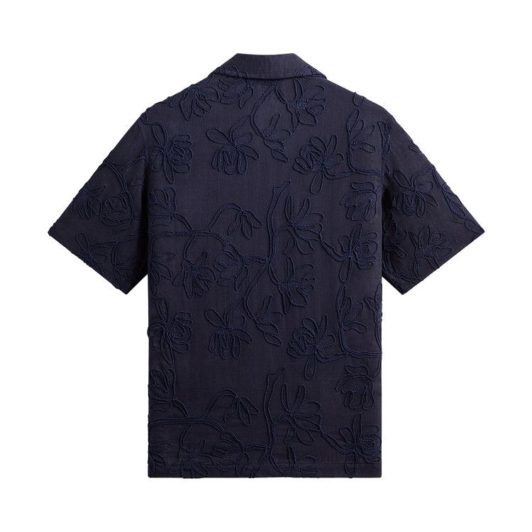 Kith Corded Floral Thompson Camp Collar Shirt 'Nocturnal'