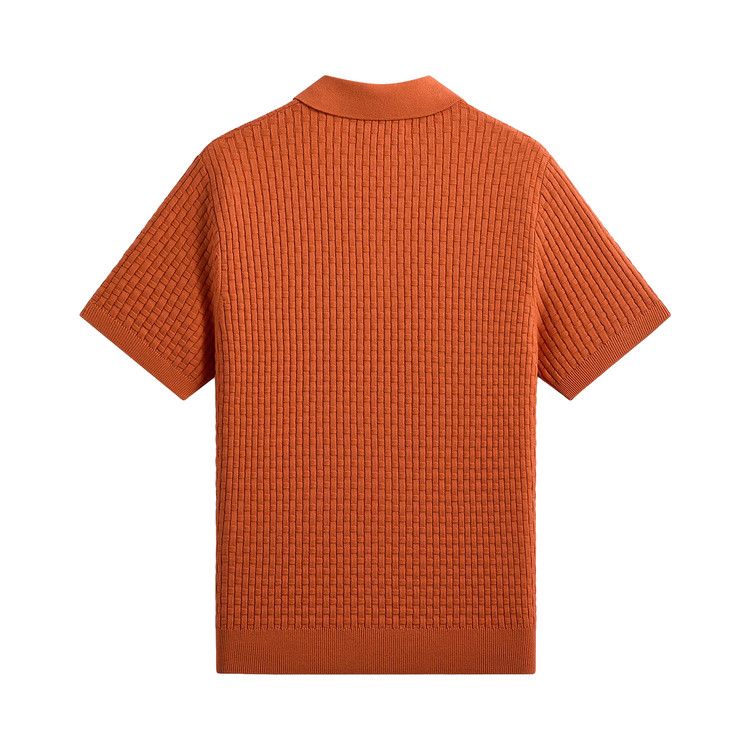 Kith Basket Weave Tilden Polo 'Clementine'