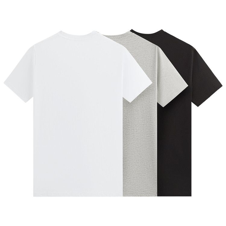 Kith 3-Pack Undershirt 'White/Heather Grey/Black'