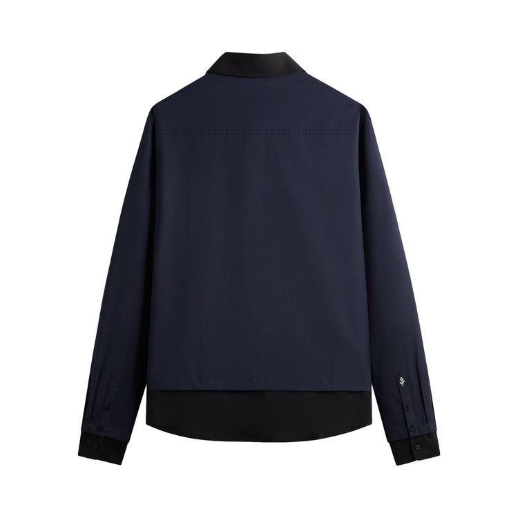 Kith &Kin Tropical Wool Nico Shirt 'Nocturnal'