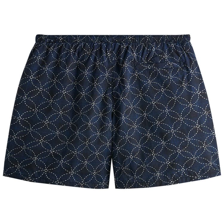 Kith Geometric Stitch Active Swim Short 'Nocturnal'