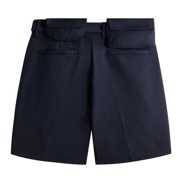 Kith &Kin Tropical Wool Emrys Pleated Short 'Nocturnal'
