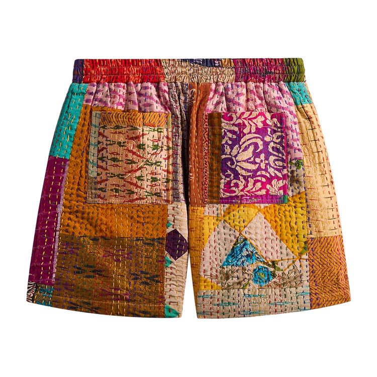 Kith &Kin Tal Patchwork Short 'Gold/Multicolor'