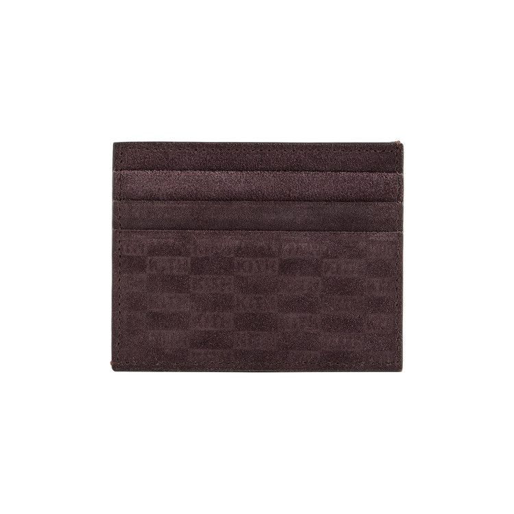 Kith Monogram Suede Card Holder 'Incognito'