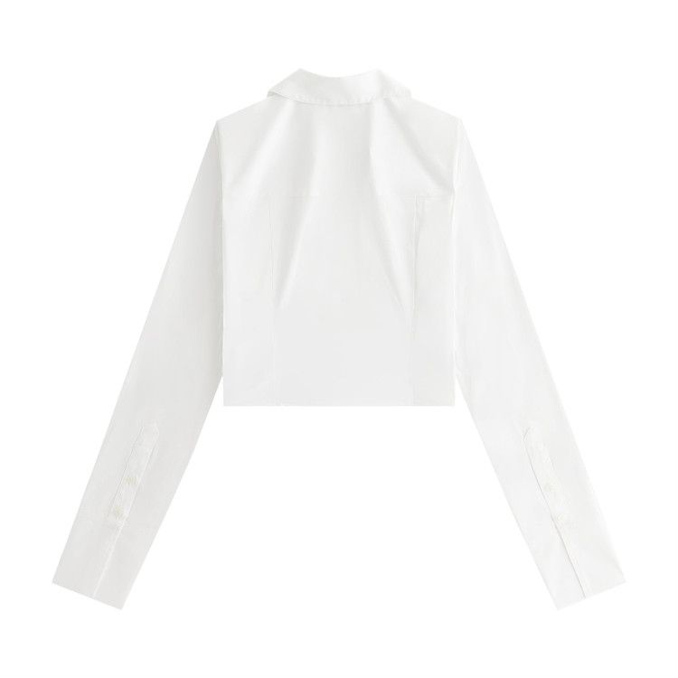 Kith Women Kairi Poplin Wrap Shirt 'White'