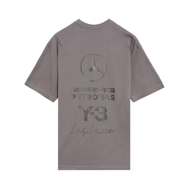 Y-3 x Mercedes AMG Petronas F1 Logo Short-Sleeve Tee 'Granite'