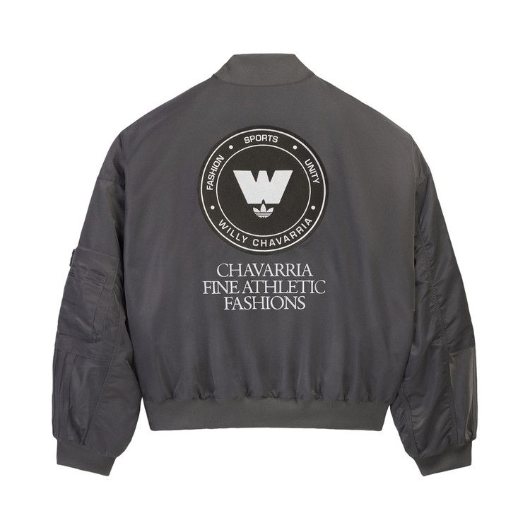 Adidas x Willy Chavarria Satin Bomber 'Grey'