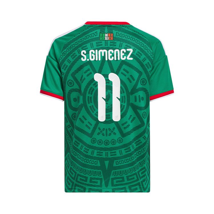 Adidas Mexico 26 Home Gimenez Jersey 'Bold Green'