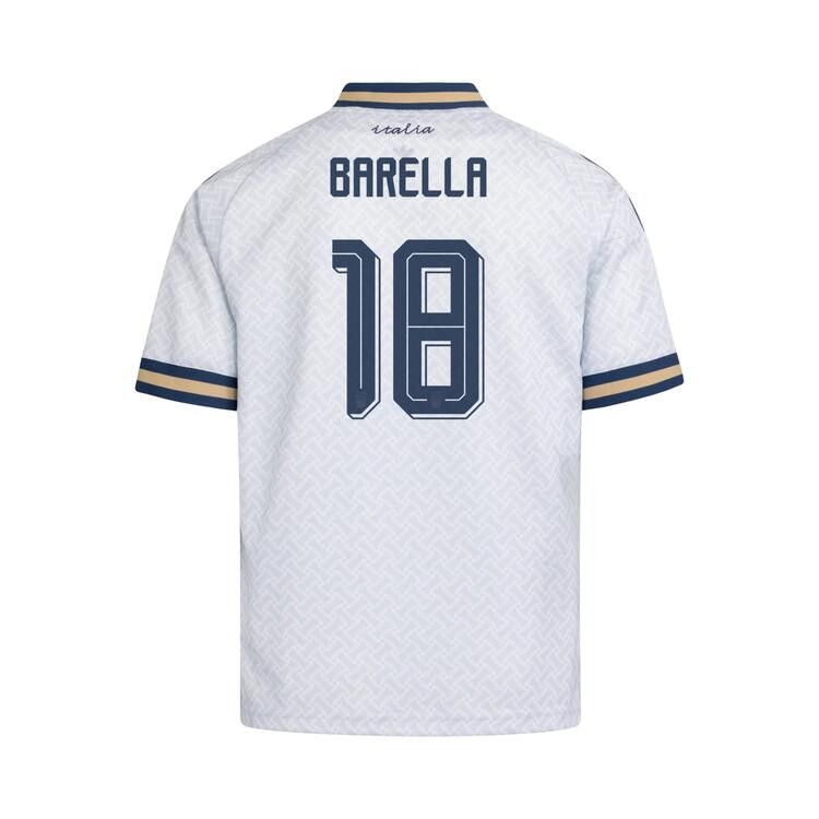 Adidas Italy 26 Away Barella Jersey 'Aeroblue'