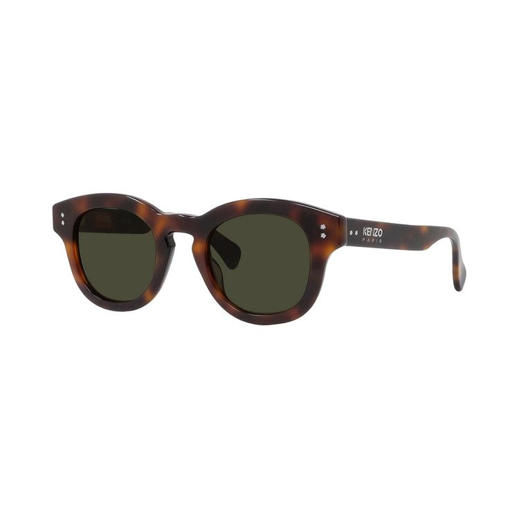 Kenzo Round Sunglasses 'Havana/Green'