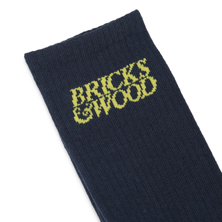 Bricks & Wood Logo Socks 'Navy'
