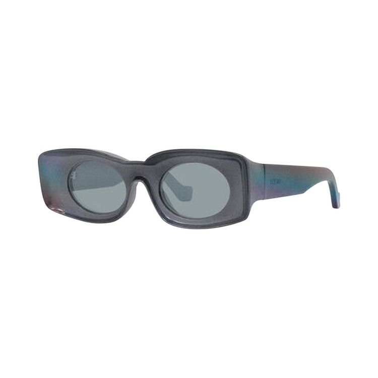 Loewe Paula's Ibiza Rectangular Sunglasses 'Black/Blue'