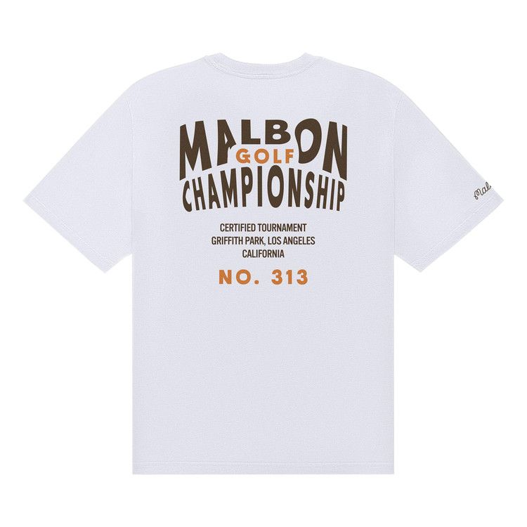 Malbon Bermuda Championship Tee 'White'
