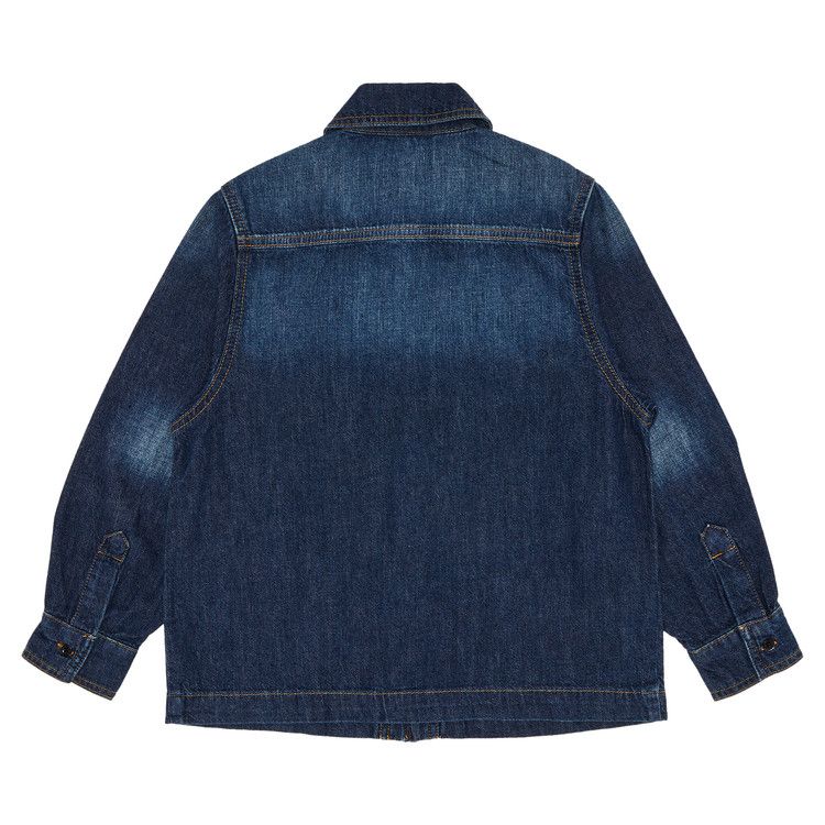 Marni Kids Stone Wash Light Weight Jacket 'Denim'