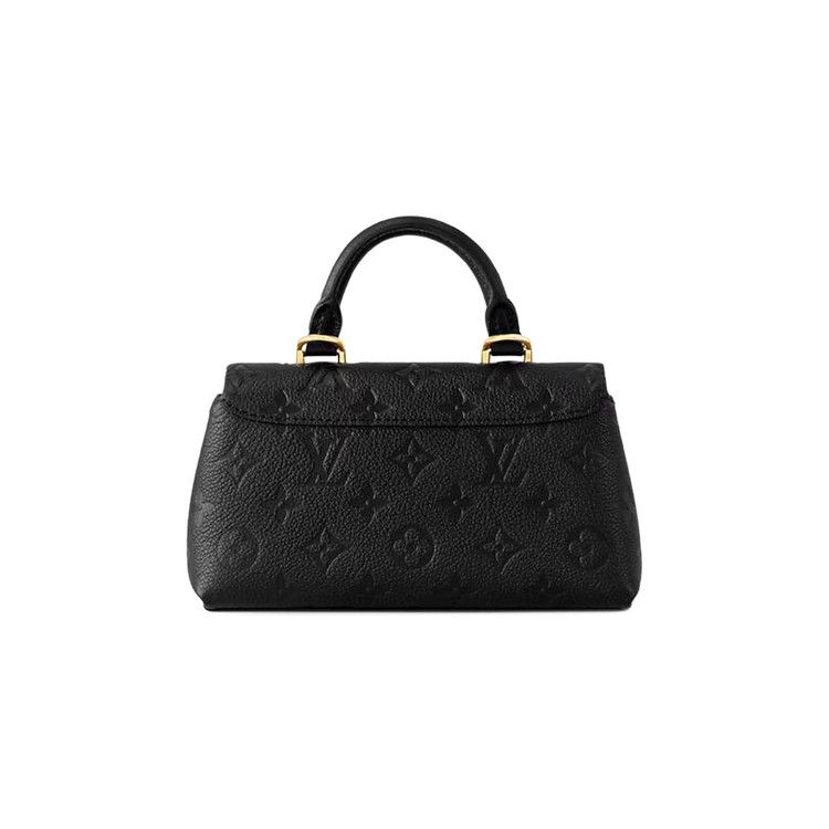 Louis Vuitton Nano Madeleine 'Black Monogram Embossed Empreinte Cowhide Leather'