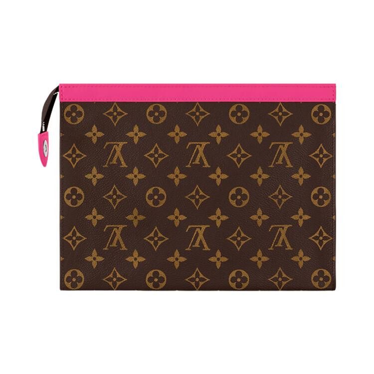 Louis Vuitton Pochette Voyage MM 'Pondichery Pink/Brown Monogram Canvas'