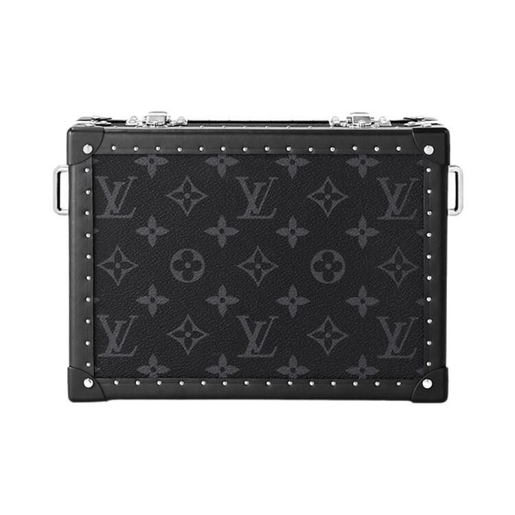 Louis Vuitton Clutch Box 'Black Monogram Eclipse Canvas'
