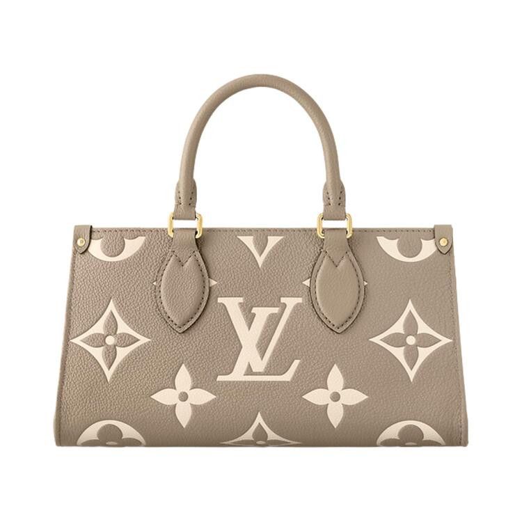 Louis Vuitton Onthego East West 'Tourterelle Gray/Cream Monogram Embossed Empreinte Cowhide Leather'
