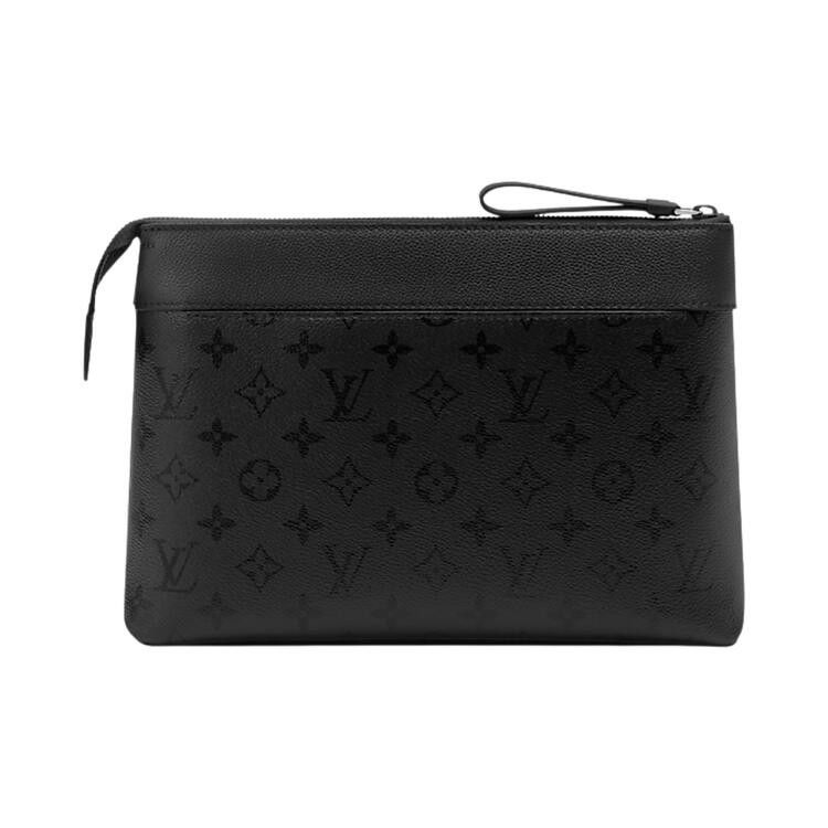 Louis Vuitton Pochette Voyage Souple 'Black Monogram Midnight Canvas'