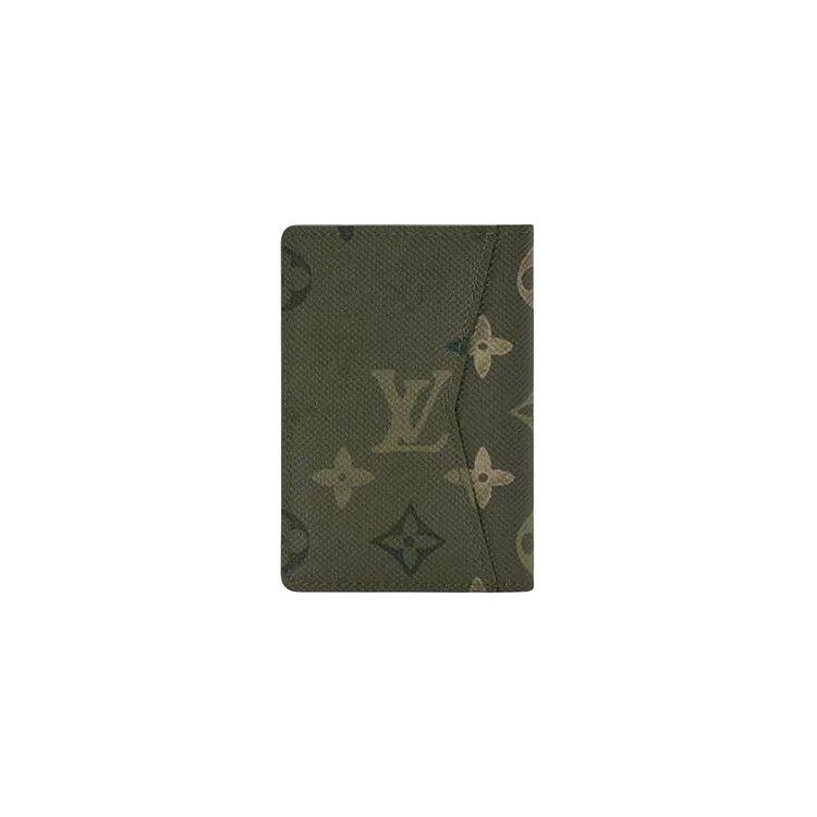 Louis Vuitton Pocket Organizer 'Khaki Green Monogram Canvas'