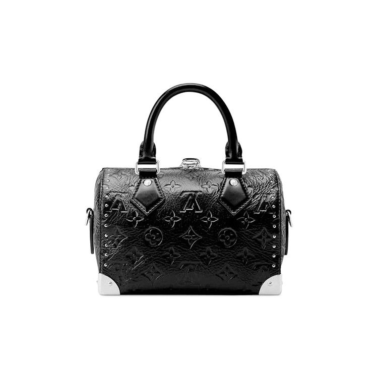 Louis Vuitton Speedy Trunk 20 'Black Calfskin Leather'