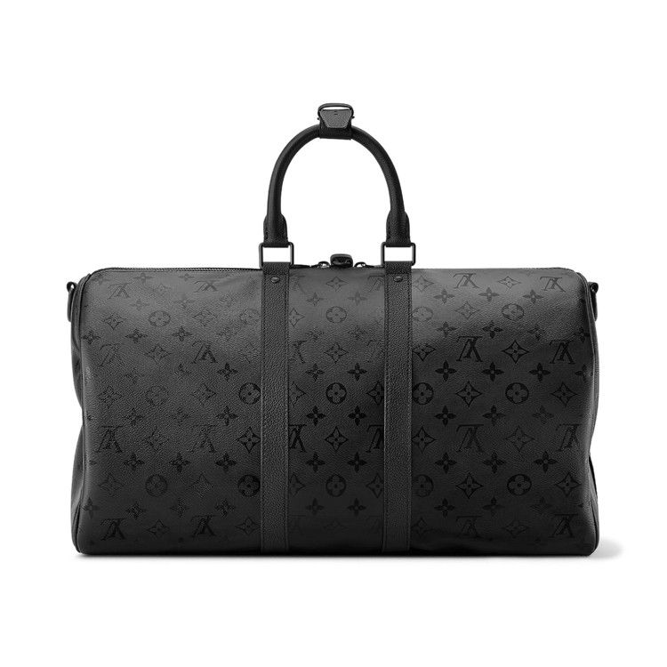 Louis Vuitton Keepall Bandoulière 45 'Black Monogram Midnight Canvas'