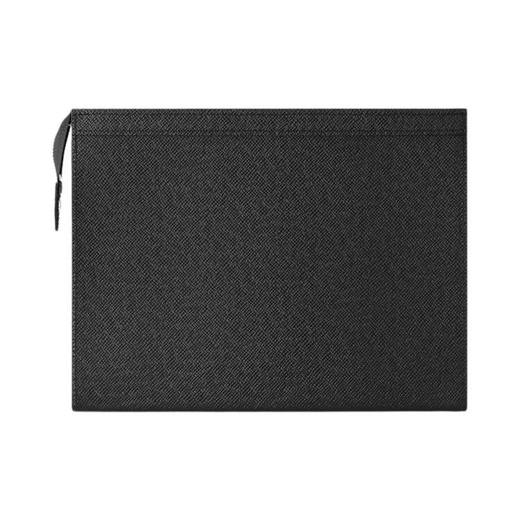 Louis Vuitton Pochette Voyage 'Black Taiga Cowhide Leather'