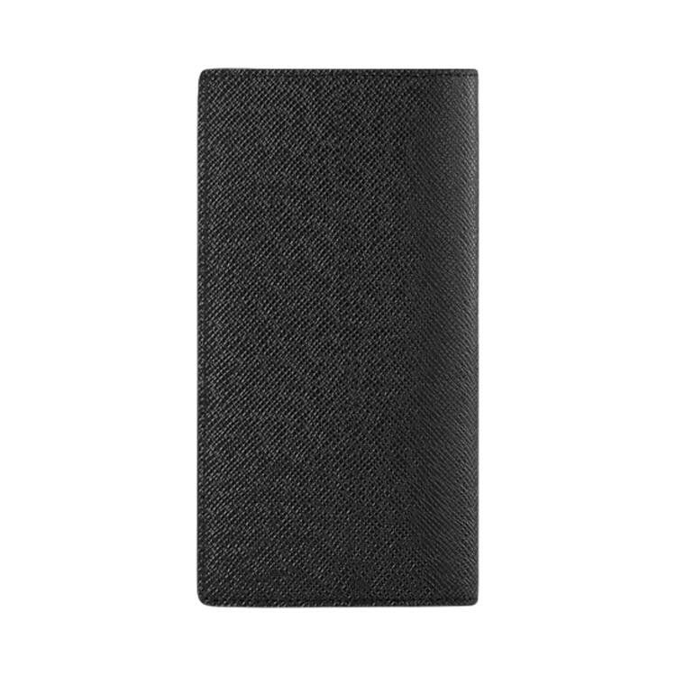 Louis Vuitton Brazza Wallet 'Black TaïGa Leather'