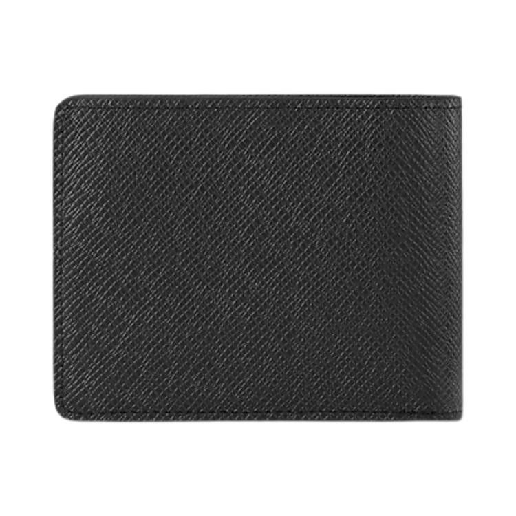 Louis Vuitton Slender Wallet 'Black Taiga Leather'