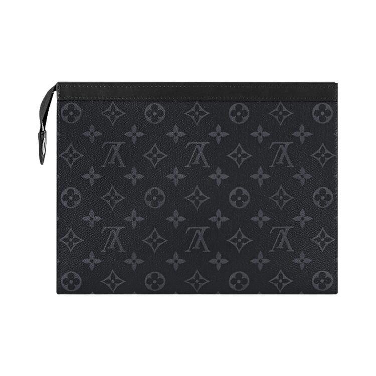 Louis Vuitton Pochette Voyage MM 'Black Monogram Eclipse Canvas'
