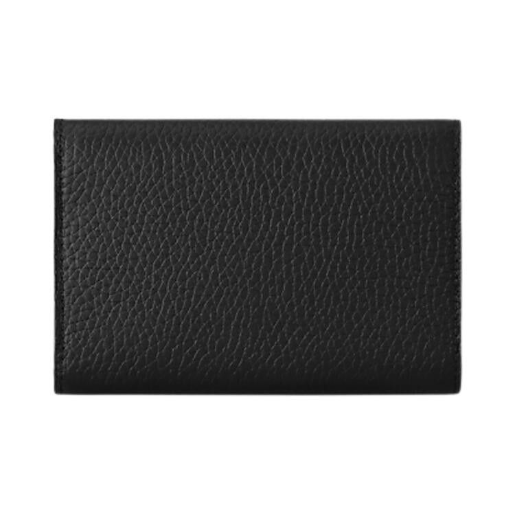 Louis Vuitton Capucines Compact Wallet 'Black Taurillon Leather'