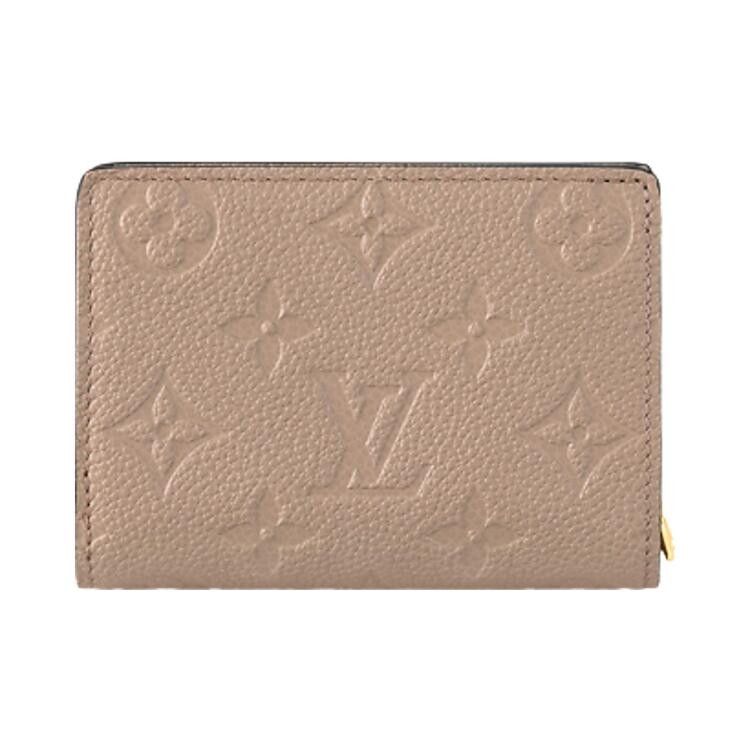Louis Vuitton Clea Wallet 'Tourterelle Beige Monogram Embossed Empreinte Cowhide Leather'