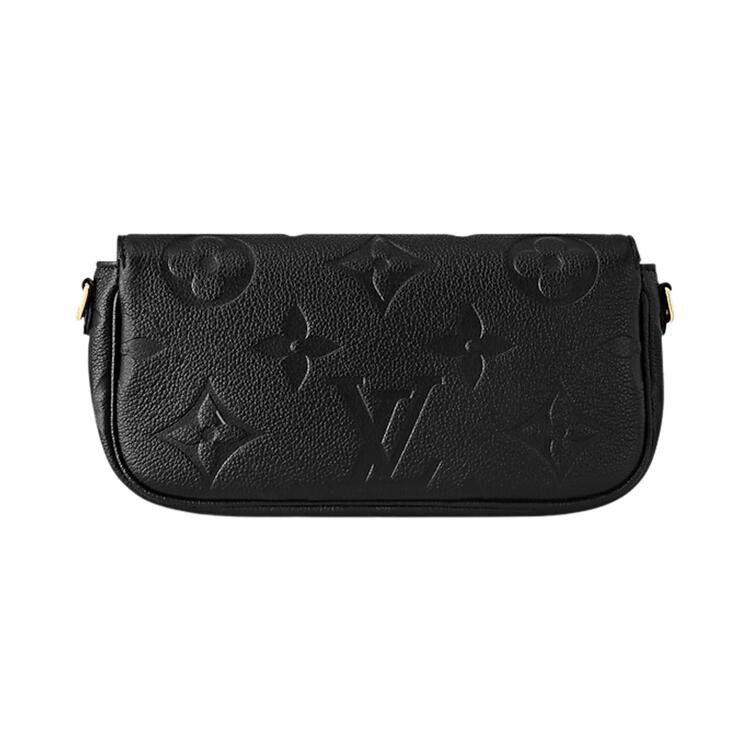 Louis Vuitton Wallet On Chain Ivy 'Black Monogram Embossed Empreinte Cowhide Leather'