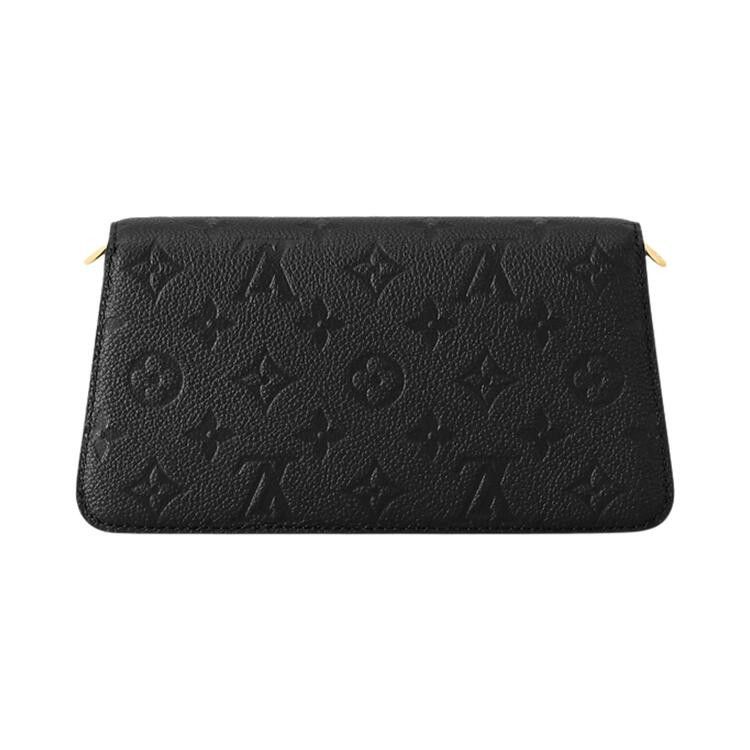 Louis Vuitton Wallet On Chain Metis 'Black Monogram Embossed Empreinte Cowhide Leather'