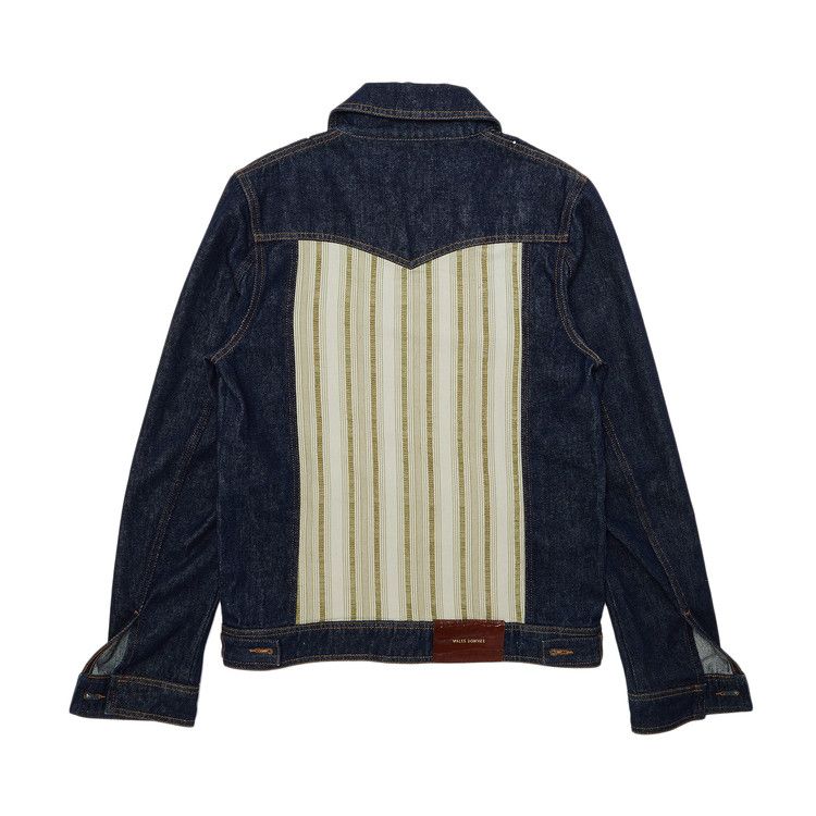 Wales Bonner Miles Denim Jacket 'Blue/Multicolor'