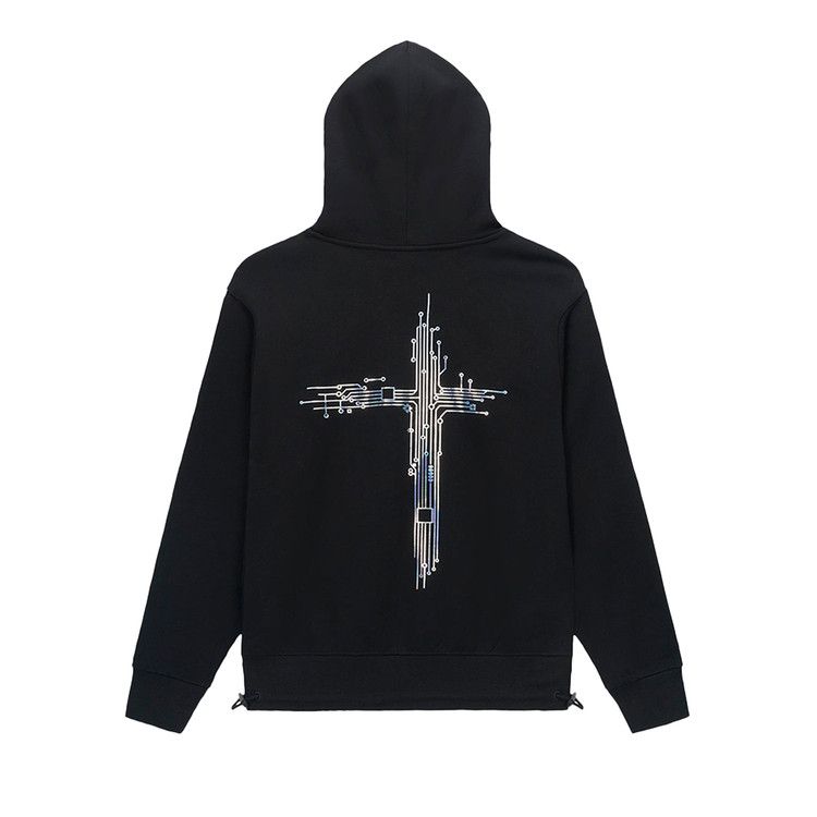 RtA Jordan Oversized Hoodie 'Black Circuit Cross'