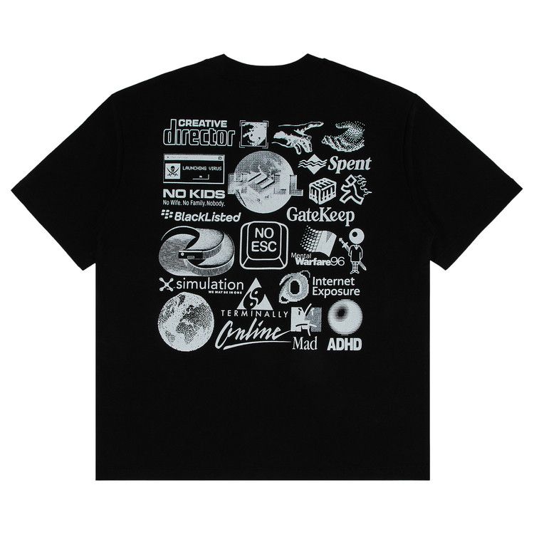 Market Terminally Online T-Shirt 'Black'
