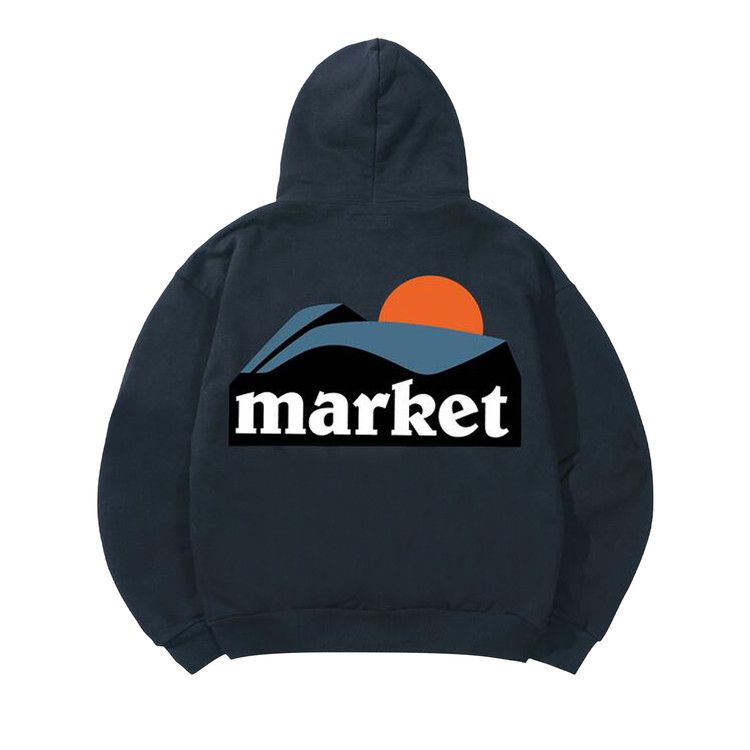 Market On The Horizon Hoodie 'Dusty Blue'