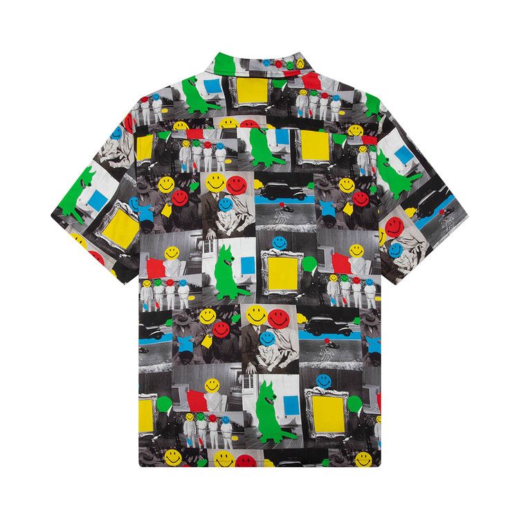 Market Smiley Collage Short-Sleeve Woven 'Multicolor'