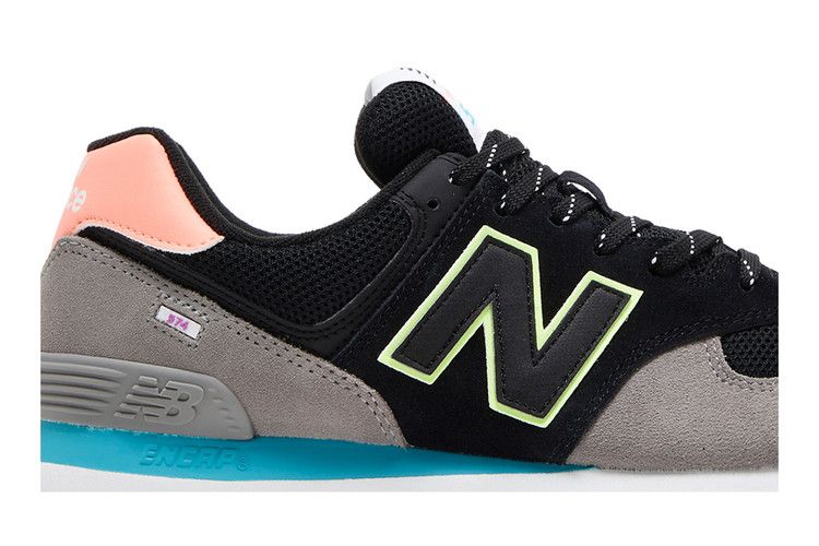 New Balance 574 'Black Paradise Pink'